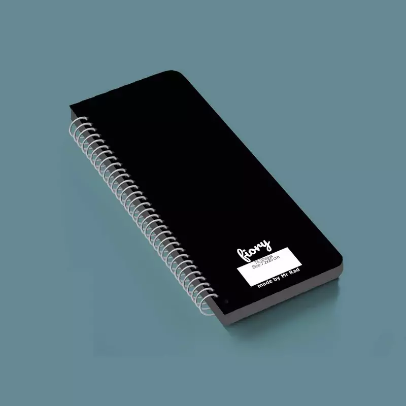 دفترچه یادداشت مستر راد مدل to do list طرح گل آرزوها کد fiory 1825 مشکی