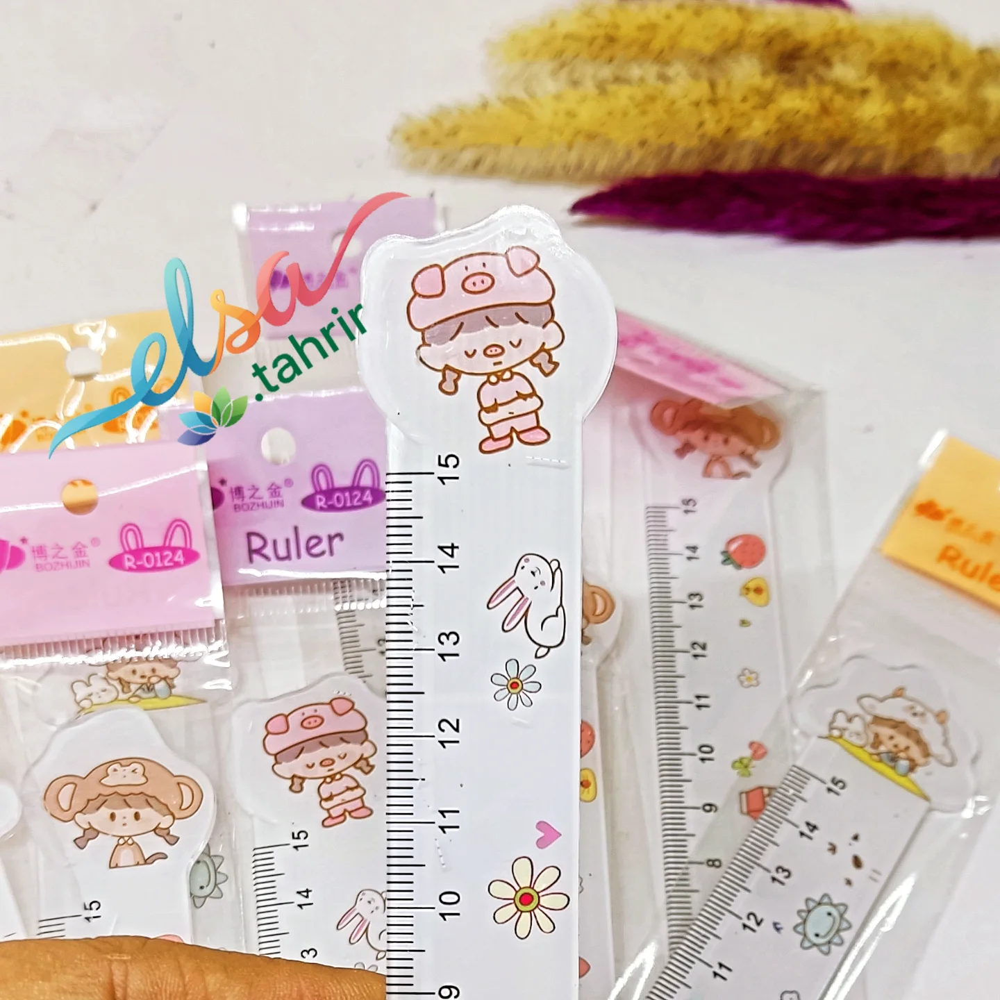 خط کش 15 سانتی متری فانتزی