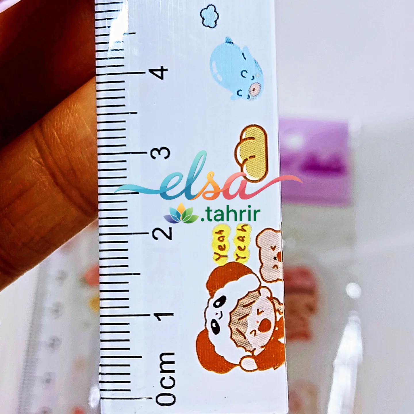 خط کش 15 سانتی متری فانتزی