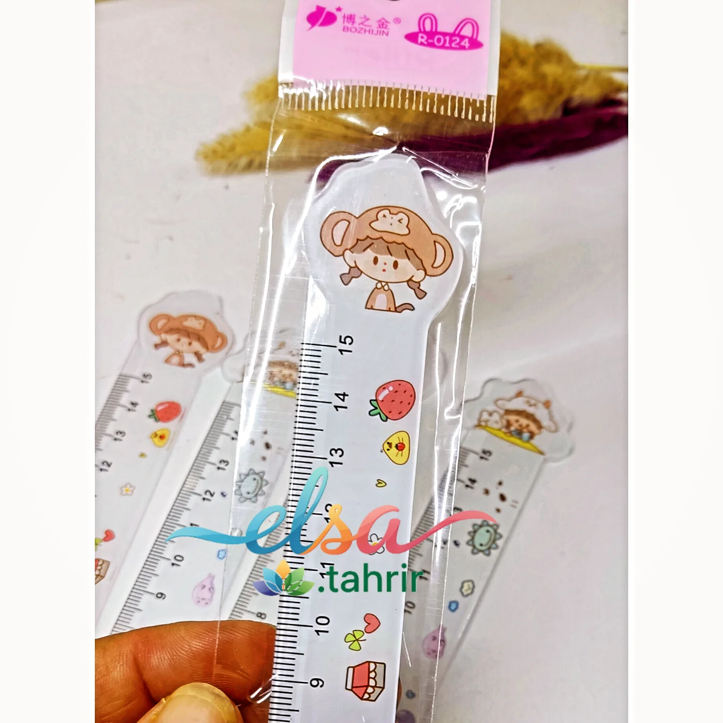 خط کش 15 سانتی متری فانتزی