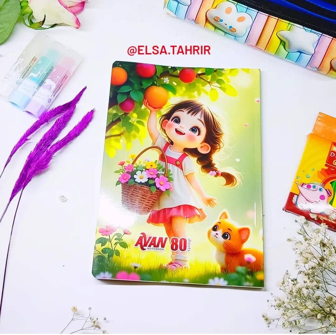 دفتر 80برگ آوان