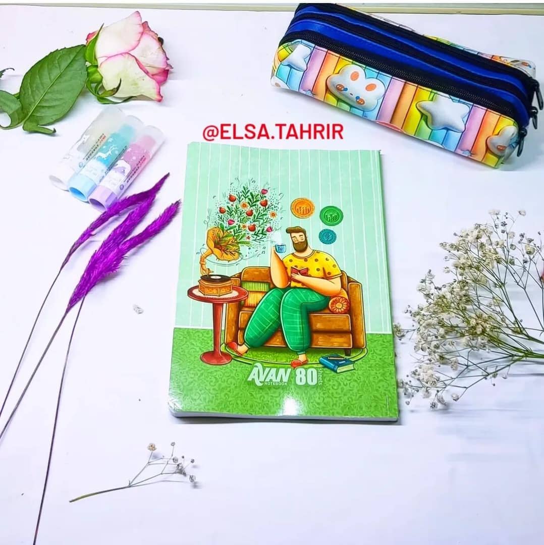 دفتر 80برگ آوان