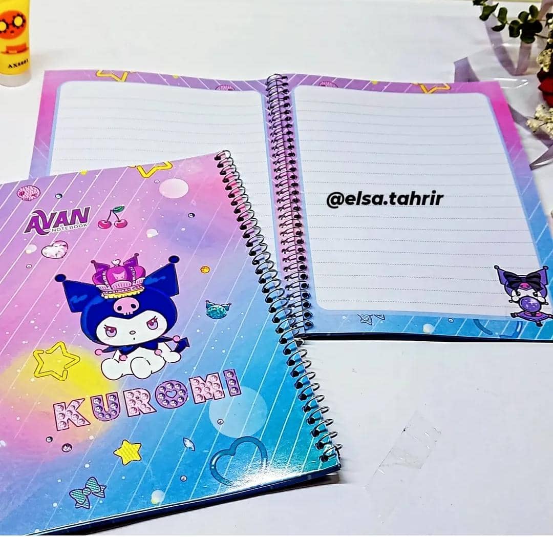 دفتر 40برگ حاشیه دار آوان