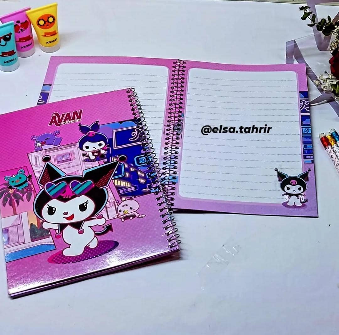 دفتر 40برگ حاشیه دار آوان