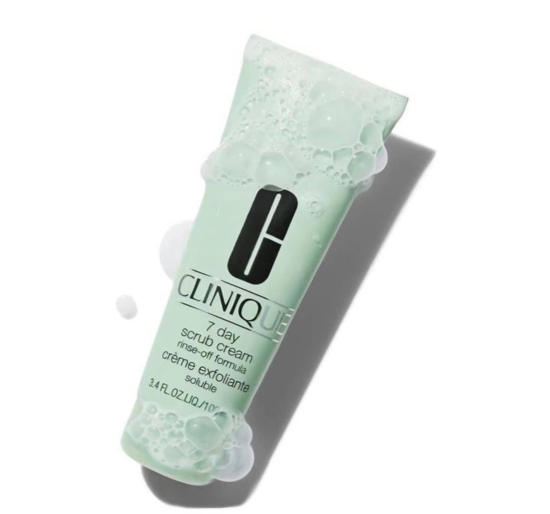 اسکراب صورت 7 روزه کلینیک   (اورجینال و بدون واسطه ) Clinique 7days scrub cream