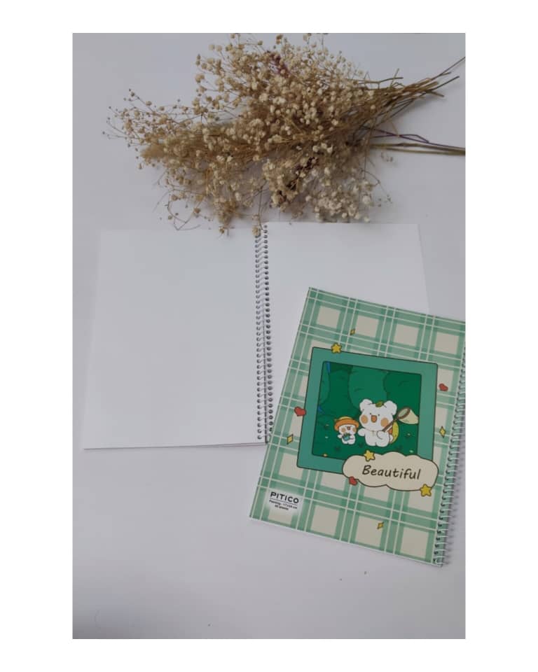 دفتر نقاشی زیبا و رنگارنگ پتیکو