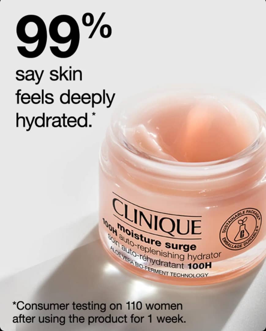 آبرسان 100 ساعته کلینیک  #Moisture surge ,100H auto replenishing dehydrator, #Clinique