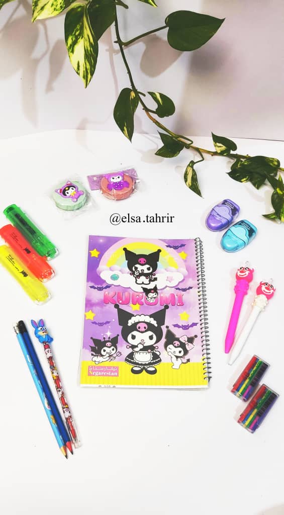 دفتر 50 برگ فنری مجلد نگارستان